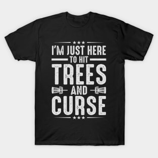 Funny Disc Golf Player Saying Retro Vintage T-Shirt